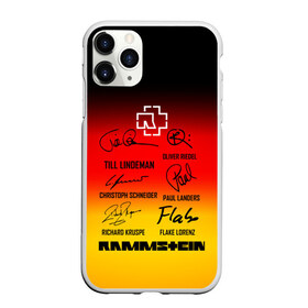 Чехол для iPhone 11 Pro Max матовый с принтом RAMMSTEIN АВТОГРАФЫ УЧАСТНИКОВ в городе Новоалтайск, Силикон |  | du hast | mein herz | rammstein | rammstein sonne. | группа rammstein | ду хаст | песня рамштайн | рамштайн | тилль линдеманн