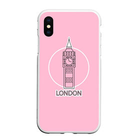 Чехол для iPhone XS Max матовый с принтом Биг Бен, Лондон, London в городе Новоалтайск, Силикон | Область печати: задняя сторона чехла, без боковых панелей | Тематика изображения на принте: big ben | clock | england | europe | london | pink | travel | англия | башня | башня елизаветы | биг бен | великобритания | европа | иконка | круг | лондон | надпись | путешествия | розовый | символ | часы