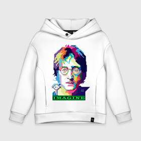 Детское худи Oversize хлопок с принтом John Lennon Imagine в городе Новоалтайск, френч-терри — 70% хлопок, 30% полиэстер. Мягкий теплый начес внутри —100% хлопок | боковые карманы, эластичные манжеты и нижняя кромка, капюшон на магнитной кнопке | beatles | imagine | john | lennon | the beatles | битлз | битлы | группа | джон | купить | леннон | леннона | очки | рок н ролл | с группы | хиппи