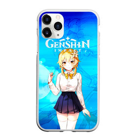 Чехол для iPhone 11 Pro матовый с принтом Genshin Impact - Lumine в городе Новоалтайск, Силикон |  | Тематика изображения на принте: amber | anime | anime girl | game | gamer | genshin | genshin impact | genshin impact logo | genshin impact lumine | jean | jrpg | lisa | lumine | rpg | zelda | аниме | геншин импакт | джин | зельда | игра | лиза | люмине | люмине генши
