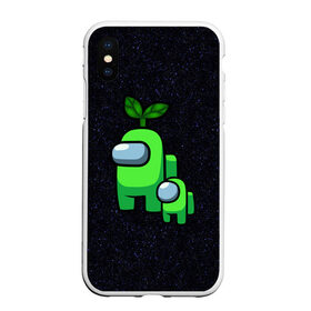 Чехол для iPhone XS Max матовый с принтом Among us Lime+ kid lime в городе Новоалтайск, Силикон | Область печати: задняя сторона чехла, без боковых панелей | among | among us | among us impostor | among us lime | among us lime+ kid lime | among us предатель | imposter | амонг | амонг ас | амонг ас предатель | игра про космос | космос | предатель