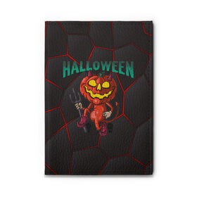 Обложка для автодокументов с принтом Halloween в городе Новоалтайск, натуральная кожа |  размер 19,9*13 см; внутри 4 больших “конверта” для документов и один маленький отдел — туда идеально встанут права | blood | diablo | haloween | horror | дьявол | зомби | кости | кровь | мозги | мясо | страшилка | ужасы | хеллоуин | хелоуин