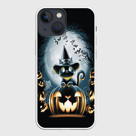 Чехол для iPhone 13 mini с принтом Хэллоуин Кот в городе Новоалтайск,  |  | 2020 | cat | cats | halloween | джек | киса | кисуля | кот | котик | коты | кошечка | ленивец | мяу | октябрь | панда | призрак | призраки | собака | тыква | хеллоуин | хелоуин | хэллоуин | хэлоуин | черный кот | щеночек