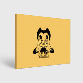 Холст прямоугольный с принтом Bendy And The Ink Machine в городе Новоалтайск, 100% ПВХ |  | bendy | bendy and the ink machine | бенди | бени | бенни | бэнди | детская | детям | игра | капли | компьютерная игра | краска | машина | подтеки | ужастик | чернила | чернильная