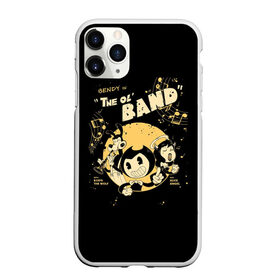 Чехол для iPhone 11 Pro Max матовый с принтом Bendy And The Ink Machine в городе Новоалтайск, Силикон |  | bendy | bendy and the ink machine | бенди | бени | бенни | бэнди | детская | детям | игра | капли | компьютерная игра | краска | машина | подтеки | ужастик | чернила | чернильная