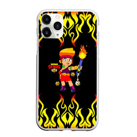 Чехол для iPhone 11 Pro Max матовый с принтом Brawl Stars Amber в городе Новоалтайск, Силикон |  | Тематика изображения на принте: amber | crow | leon | logo game | nita | sandy | spike | surge | амбер | бравл старс | бравлер | браво | герои | девочкам | детям | легендарный | леон | логотипы игр | мальчикам | огненный | огонь | пламя | сенди | спраут | чер