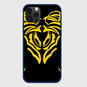 Чехол для iPhone 12 Pro Max с принтом Узор жёлтый в городе Новоалтайск, Силикон |  | Тематика изображения на принте: аборигены | игры | индеец | музыка | орки | орнамент | рыцари | татуировка | узор | фэнтези | черное | этническое