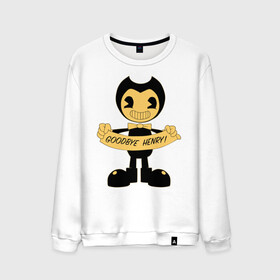 Мужской свитшот хлопок с принтом Bendy And The Ink Machine в городе Новоалтайск, 100% хлопок |  | bendy | bendy and the ink machine | бенди | бени | бенни | бэнди | детская | детям | игра | капли | компьютерная игра | краска | машина | подтеки | ужастик | чернила | чернильная