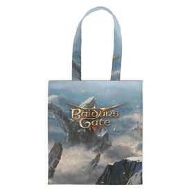 Сумка 3D повседневная с принтом Baldurs Gate в городе Новоалтайск, 100% полиэстер | Плотность: 200 г/м2; Размер: 34×35 см; Высота лямок: 30 см | baldurs gate | dungeons and dragons | game | games | role play | rpg | игра | игры | подземелья и драконы | ролевые игры | рпг