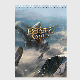 Скетчбук с принтом Baldurs Gate в городе Новоалтайск, 100% бумага
 | 48 листов, плотность листов — 100 г/м2, плотность картонной обложки — 250 г/м2. Листы скреплены сверху удобной пружинной спиралью | baldurs gate | dungeons and dragons | game | games | role play | rpg | игра | игры | подземелья и драконы | ролевые игры | рпг
