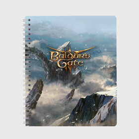 Тетрадь с принтом Baldurs Gate в городе Новоалтайск, 100% бумага | 48 листов, плотность листов — 60 г/м2, плотность картонной обложки — 250 г/м2. Листы скреплены сбоку удобной пружинной спиралью. Уголки страниц и обложки скругленные. Цвет линий — светло-серый
 | baldurs gate | dungeons and dragons | game | games | role play | rpg | игра | игры | подземелья и драконы | ролевые игры | рпг