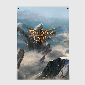 Постер с принтом Baldurs Gate в городе Новоалтайск, 100% бумага
 | бумага, плотность 150 мг. Матовая, но за счет высокого коэффициента гладкости имеет небольшой блеск и дает на свету блики, но в отличии от глянцевой бумаги не покрыта лаком | baldurs gate | dungeons and dragons | game | games | role play | rpg | игра | игры | подземелья и драконы | ролевые игры | рпг