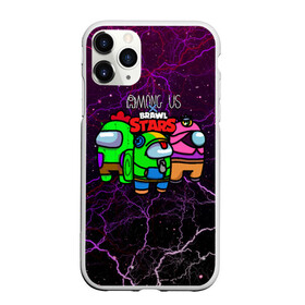 Чехол для iPhone 11 Pro Max матовый с принтом Among Us x Brawl Stars в городе Новоалтайск, Силикон |  | among us | among us space | among us игра | amongus | brawl | brawl stars | brawl stars x among us | game | impostors | leon | бравл | бравл старс | игра | космонавт | леон | одни из нас | спайк | среди нас | тара | эмонг ас