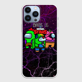 Чехол для iPhone 13 Pro Max с принтом Among Us x Brawl Stars в городе Новоалтайск,  |  | Тематика изображения на принте: among us | among us space | among us игра | amongus | brawl | brawl stars | brawl stars x among us | game | impostors | leon | бравл | бравл старс | игра | космонавт | леон | одни из нас | спайк | среди нас | тара | эмонг ас