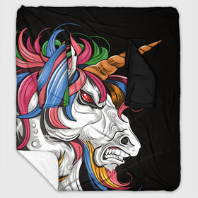 Плед с рукавами Evil unicorn: в городе Новоалтайск, 100% полиэстер | Закругленные углы, все края обработаны. Ткань не мнется и не растягивается. Размер 170*145 | black | blue | evil | evil unicorn | green yellow | horn | horse | multicolored | pink | red | white | белый | зеленый желтый | зло | злой единорог | конь | красный | лошадь | разноцветный | рог | розовый | синий | черный