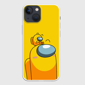Чехол для iPhone 13 mini с принтом AMONG US YELLOW в городе Новоалтайск,  |  | among us | impostor | not me | there is 1 impostor | there is impostor among us | амонг ас | предатель | разноцветные космонавты