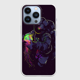 Чехол для iPhone 13 Pro Медуза и космонавт: в городе Новоалтайск, | | dead space | nasa | space | гагарин | день космонавтики | день космонафтики | звезды | космонавт | космонавт на луне | космонавт с гитарой | космонафт | космос | медуза | наса | небо | ночное небо | с