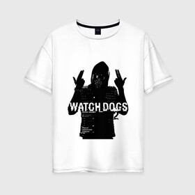 Женская футболка хлопок Oversize с принтом Watch dogs 2 (Z) в городе Новоалтайск, 100% хлопок | свободный крой, круглый ворот, спущенный рукав, длина до линии бедер
 | black viceroys | ubisoft montreal | watch dogs | watchdogs | watch_dogs | взлом | делфорд уэйд | дефолт | джей би | джей би маркович | дэмиен брэнкс | клара лилл | куинн | лаки | лис | мститель | пирс | рэймонд кинни | сторожевые п