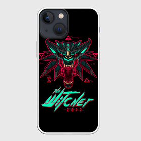 Чехол для iPhone 13 mini с принтом The Witcher  2077 в городе Новоалтайск,  |  | cd projekt | geralt | of rivia | rpg | wild hunt | арбалет | ведьмак 3 | генри кавилл | геральт | дикая | магия | охота | сказка | сфера | фэнтези | цири