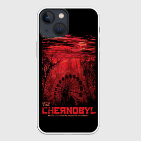 Чехол для iPhone 13 mini с принтом Чернобыль в городе Новоалтайск,  |  | chernobyl | chernobyl nuclear power plant | exclusion zone | pripyat | radiation | stalker | зона отчуждения | припять | радиация | сталкер | чаэс | чернобыль