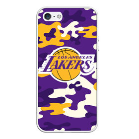 Чехол для iPhone 5/5S матовый с принтом LAKERS в городе Новоалтайск, Силикон | Область печати: задняя сторона чехла, без боковых панелей | Тематика изображения на принте: 24 lakers | kobe bryant | lakers | los angeles lakers | баскетбол. | коби брайант | лос анджелес лейкерс | лосанджелес лейкерс
