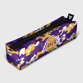 Пенал 3D с принтом LAKERS в городе Новоалтайск, 100% полиэстер | плотная ткань, застежка на молнии | Тематика изображения на принте: 24 lakers | kobe bryant | lakers | los angeles lakers | баскетбол. | коби брайант | лос анджелес лейкерс | лосанджелес лейкерс