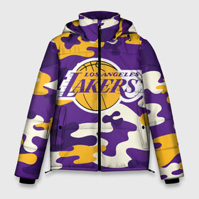 Мужская зимняя куртка 3D с принтом LAKERS в городе Новоалтайск, верх — 100% полиэстер; подкладка — 100% полиэстер; утеплитель — 100% полиэстер | длина ниже бедра, свободный силуэт Оверсайз. Есть воротник-стойка, отстегивающийся капюшон и ветрозащитная планка. 

Боковые карманы с листочкой на кнопках и внутренний карман на молнии. | 24 lakers | kobe bryant | lakers | los angeles lakers | баскетбол. | коби брайант | лос анджелес лейкерс | лосанджелес лейкерс
