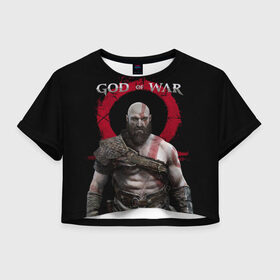 Женская футболка Crop-top 3D с принтом God of War в городе Новоалтайск, 100% полиэстер | круглая горловина, длина футболки до линии талии, рукава с отворотами | armor | atreus | axe | cory barlog | god of war | kratos | loki | nextgen | playstation 5 | ps5 | santa monica studiogames | атрей | бог войны | броня | игры | кори барлог | кратос | локи | некстген | плейстейшен 5 | пс5 | рагнарек | рыцарь | топор