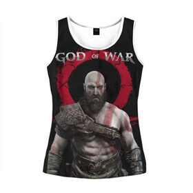 Женская майка 3D с принтом God of War в городе Новоалтайск, 100% полиэстер | круглая горловина, прямой силуэт, длина до линии бедра | armor | atreus | axe | cory barlog | god of war | kratos | loki | nextgen | playstation 5 | ps5 | santa monica studiogames | атрей | бог войны | броня | игры | кори барлог | кратос | локи | некстген | плейстейшен 5 | пс5 | рагнарек | рыцарь | топор