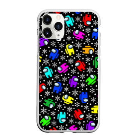 Чехол для iPhone 11 Pro Max матовый с принтом Snowfall impostors в городе Новоалтайск, Силикон |  | Тематика изображения на принте: among us | ice | impostor | merry | snow | winter | амонг ас | девочкам | детям | зима | инопланетяне | космические | космонавты | мальчикам | новогодние | новый год | персонажи | предатель | рождество | самозванец | снег