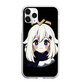 Чехол для iPhone 11 Pro Max матовый с принтом Genshin Impact Paimon в городе Новоалтайск, Силикон |  | Тематика изображения на принте: amber | anime | genshin impact | girl | jean | lisa | paimon | zelda | аниме | геншен импакт | геншин импакт | геншин эмпакт | девушка | лиза | паймон | пеймон | тян | эмбер | эмбир