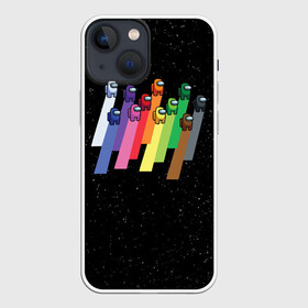 Чехол для iPhone 13 mini с принтом Among us в городе Новоалтайск,  |  | among us | crewmate | game | games | mafia | survival | sus | trator | tsss | амон ас | амонг ас | выжившие | мафия | мирный | трейтор | тссс