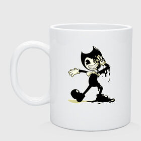 Кружка с принтом Bendy And The Ink Machine в городе Новоалтайск, керамика | объем — 330 мл, диаметр — 80 мм. Принт наносится на бока кружки, можно сделать два разных изображения | bendy | bendy and the ink machine | бенди | бени | бенни | бэнди | детская | детям | игра | капли | компьютерная игра | краска | машина | подтеки | ужастик | чернила | чернильная