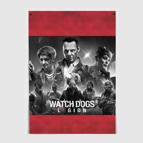 Постер с принтом WATCH DOGS: LEGION в городе Новоалтайск, 100% бумага
 | бумага, плотность 150 мг. Матовая, но за счет высокого коэффициента гладкости имеет небольшой блеск и дает на свету блики, но в отличии от глянцевой бумаги не покрыта лаком | ded | dedsec | dogs | hacker | legion | sec | watch | watch dogs 3 | watchdogs | дедсек | дэдсек | легион | хакер | хакеры