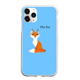 Чехол для iPhone 11 Pro Max матовый с принтом The fox в городе Новоалтайск, Силикон |  | Тематика изображения на принте: fox | the fox | лиса