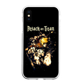 Чехол для iPhone XS Max матовый с принтом Атака на титанов в городе Новоалтайск, Силикон | Область печати: задняя сторона чехла, без боковых панелей | anime | attack on titan | аниме | армин арлерт | атак он титан | атака на титанов | атака титанов | великаны | гарнизон | колоссальный | леви | легион разведки | лого | манга | микаса аккерман | разведкорпус
