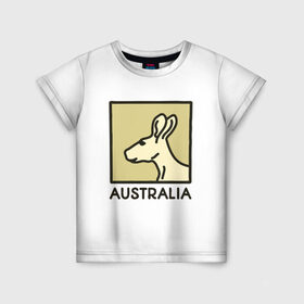Детская футболка 3D с принтом Australia в городе Новоалтайск, 100% гипоаллергенный полиэфир | прямой крой, круглый вырез горловины, длина до линии бедер, чуть спущенное плечо, ткань немного тянется | australia | австралия | животные | кенгуру | страны