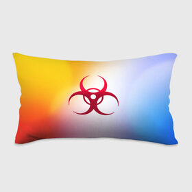 Подушка 3D антистресс с принтом Biohazard в городе Новоалтайск, наволочка — 100% полиэстер, наполнитель — вспененный полистирол | состоит из подушки и наволочки на молнии | biohazard | ncov2019 | plague inc | virus | вирус | градиент | знак | карантин | ковид | корона | коронавирус | опасность