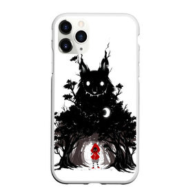 Чехол для iPhone 11 Pro Max матовый с принтом Красная шапочка в городе Новоалтайск, Силикон |  | red hood | wolf | бочок | волк | волченок | волчок | колобок | красная шапка | красная шапочка | лес | луна | с красной шапочкой | сказка