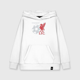 Детская толстовка хлопок с принтом Liverpool FC в городе Новоалтайск, 100% хлопок | Круглый горловой вырез, эластичные манжеты, пояс, капюшен | anfield | club | english | fc | liverpool | reds | soccer | английский | клуб | красные | ливерпуль | фк | футбол | футбольный | энфилд
