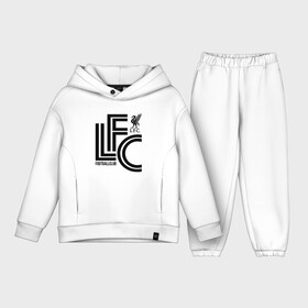 Детский костюм хлопок Oversize с принтом Liverpool FC в городе Новоалтайск,  |  | anfield | club | english | fc | liverpool | reds | soccer | английский | клуб | красные | ливерпуль | фк | футбол | футбольный | энфилд