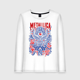 Женский лонгслив хлопок с принтом Metallica в городе Новоалтайск, 100% хлопок |  | american | heavy metal | los angeles | metal band | metallica | music | thrash metal | американская | лос анджелес | метал группа | металлика | музыка | трэш метал | трэш металл | хеви метал