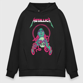 Мужское худи Oversize хлопок с принтом Metallica в городе Новоалтайск, френч-терри — 70% хлопок, 30% полиэстер. Мягкий теплый начес внутри —100% хлопок | боковые карманы, эластичные манжеты и нижняя кромка, капюшон на магнитной кнопке | american | heavy metal | los angeles | metal band | metallica | music | thrash metal | американская | лос анджелес | метал группа | металлика | музыка | трэш метал | трэш металл | хеви метал