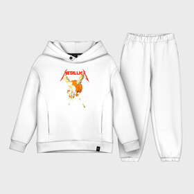 Детский костюм хлопок Oversize с принтом Metallica в городе Новоалтайск,  |  | american | heavy metal | los angeles | metal band | metallica | music | thrash metal | американская | лос анджелес | метал группа | металлика | музыка | трэш метал | трэш металл | хеви метал