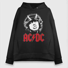 Женское худи Oversize хлопок с принтом AC DC в городе Новоалтайск, френч-терри — 70% хлопок, 30% полиэстер. Мягкий теплый начес внутри —100% хлопок | боковые карманы, эластичные манжеты и нижняя кромка, капюшон на магнитной кнопке | ac dc | australian | hard rock | music | rock | rock band | rocknroll | sydney | австралийская | музыка | рок | рок группа | рок н ролл | сидней | хард рок