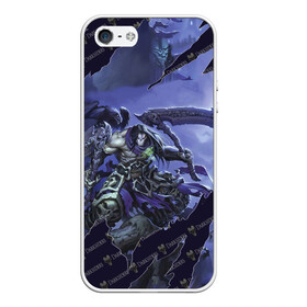 Чехол для iPhone 5/5S матовый с принтом Darksiders 2 в городе Новоалтайск, Силикон | Область печати: задняя сторона чехла, без боковых панелей | darksiders 2 | апокалипсиса | всадника | игра | слешер