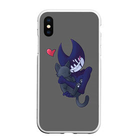 Чехол для iPhone XS Max матовый с принтом Bendy And The Ink Machine в городе Новоалтайск, Силикон | Область печати: задняя сторона чехла, без боковых панелей | bendy | bendy and the ink machine | бенди | бени | бенни | бэнди | детская | детям | игра | капли | компьютерная игра | краска | машина | подтеки | ужастик | чернила | чернильная