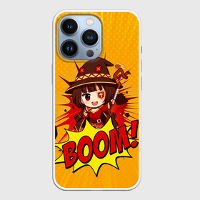 Чехол для iPhone 13 Pro с принтом Мегумин BOOM в городе Новоалтайск,  |  | konosuba | megumin | взрыв | да будет благословенен этот прекрасный мир | коносуба | маг | мегумин