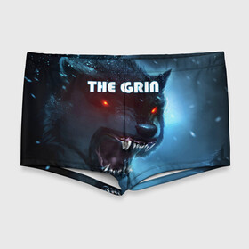 Мужские купальные плавки 3D с принтом THE GRIN в городе Новоалтайск, Полиэстер 85%, Спандекс 15% |  | Тематика изображения на принте: волк | волк зимой | глаза волка | горящие глаза | неоновый глаза | оборотень | оскал | оскал волка | оскал оборотня