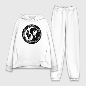 Женский костюм хлопок Oversize с принтом MMA в городе Новоалтайск,  |  | arts | fights | martial | mixed | mma | no rules | sports | wrestling | без правил | боевые | бои | борьба | единоборства | искусства | смешанные | спорт